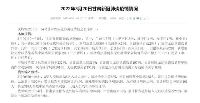 甘肃兰州疫情最新消息，今日新增50例病例分析