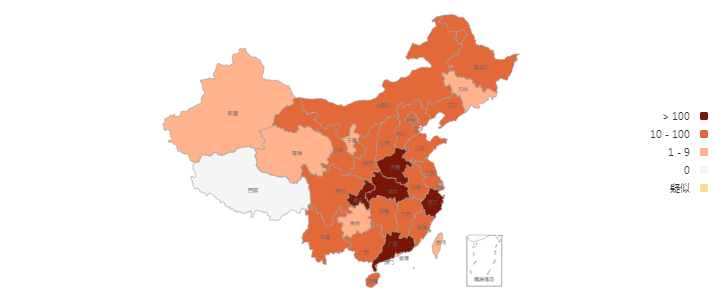 中国疫情最新情况地图分析