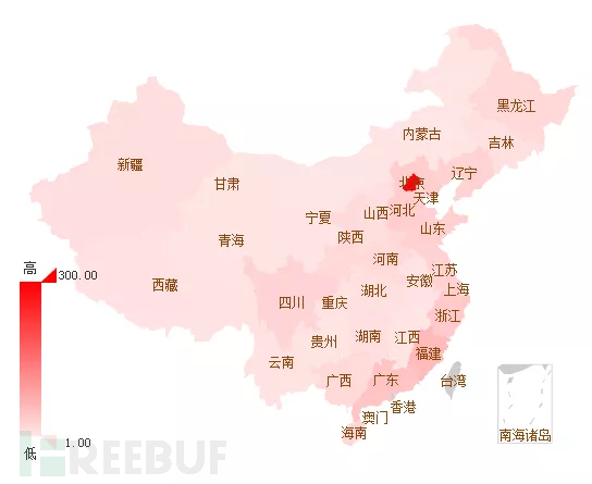 全国疫情地图颜色的比例，揭示疫情分布与态势