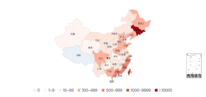 疫情地图中的绿色与白色，解读背后的意义