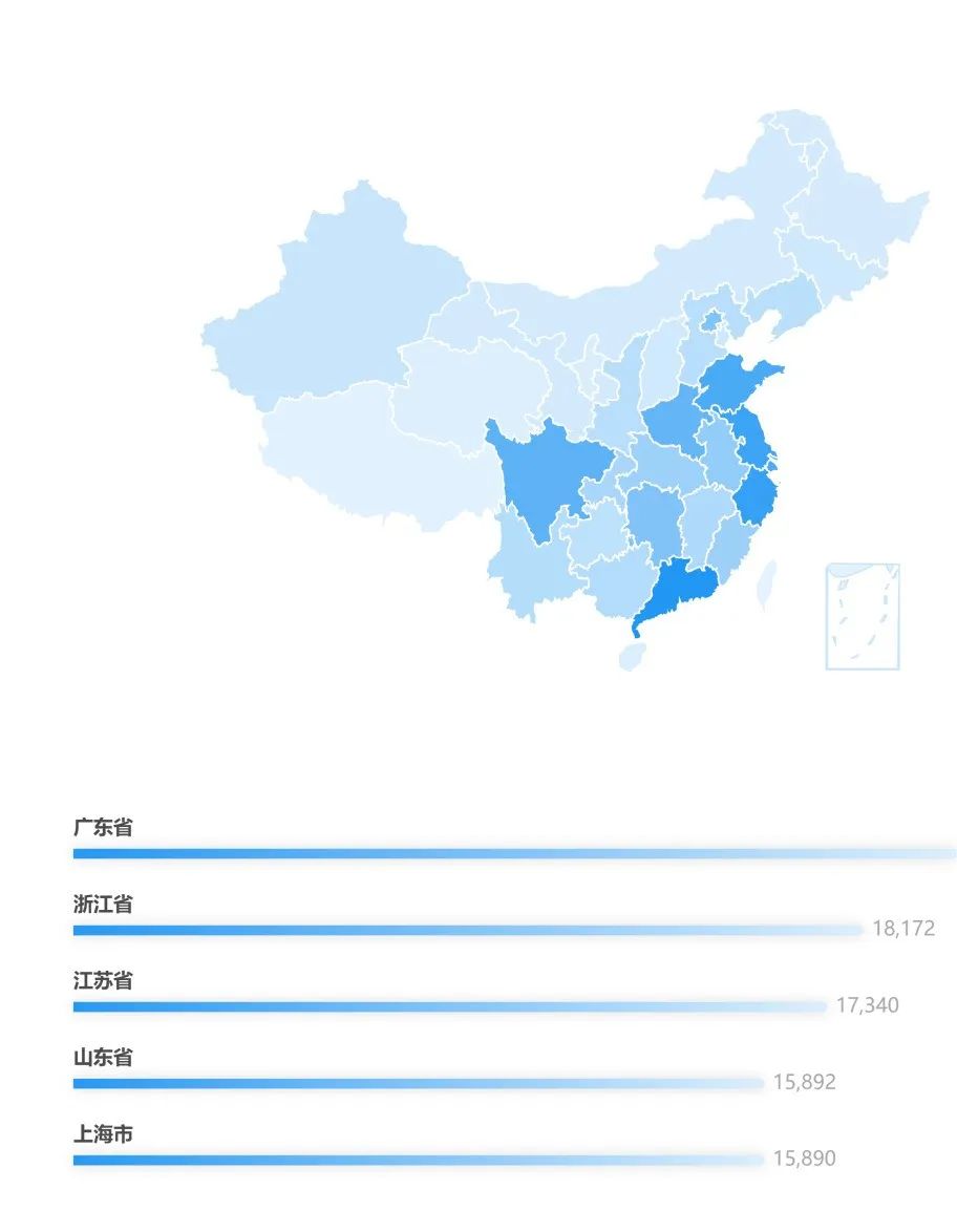 疫情地图中的蓝色，解读与理解