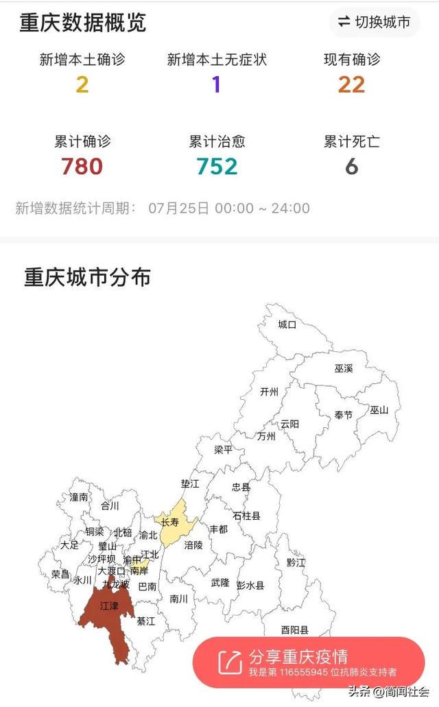 重庆疫情最新情况通报今天