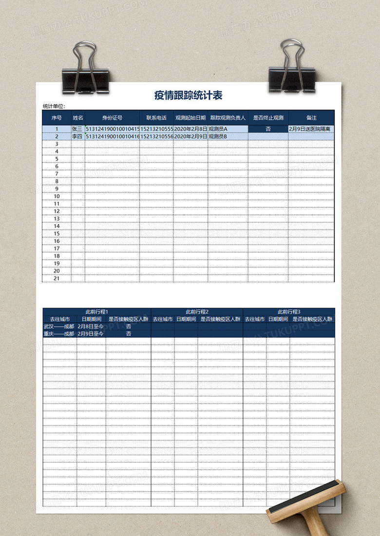 地方疫情统计表模板图片设计指南及实用指南
