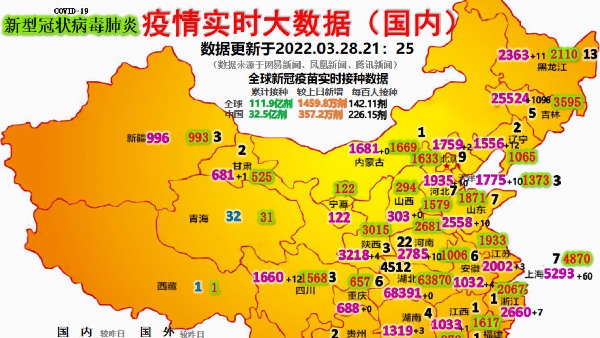 全国疫情最新动态，各地感染人数分析与情况概述