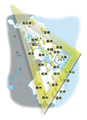 江浙沪地区，繁华经济三角洲概述