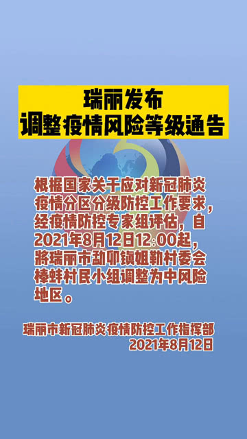 瑞丽疫情概况