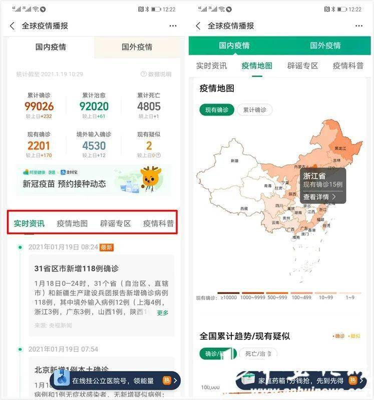 中国抗击疫情最新进展揭示，疫情数据与国内数据地图分析