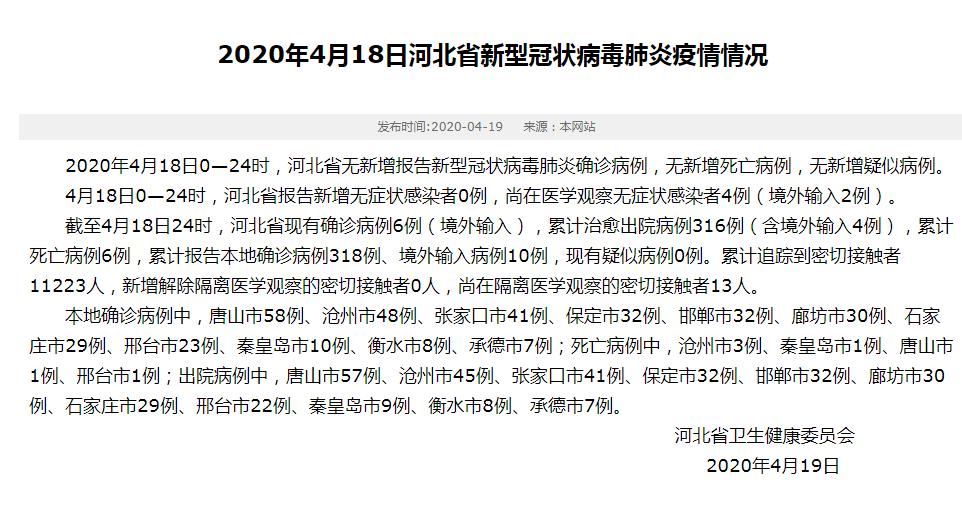 河北疫情最新动态及防控措施通知