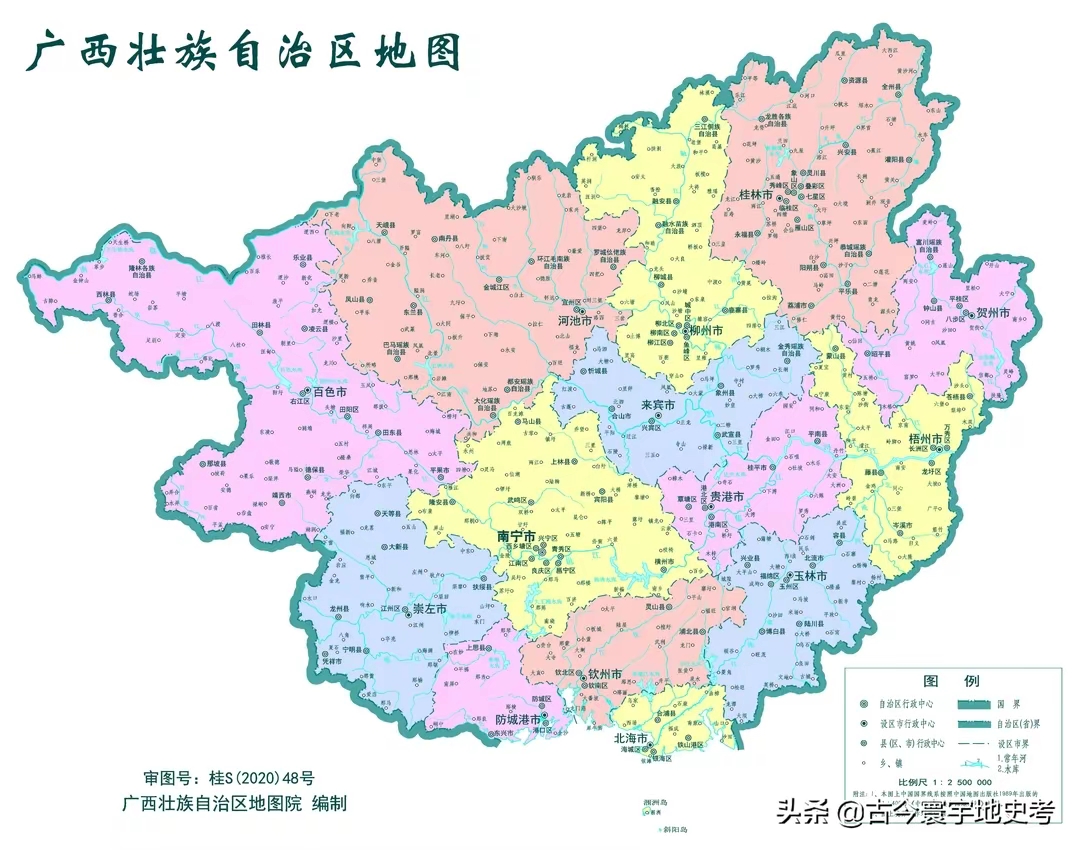 广西壮族自治区行政区划详解，究竟包括多少个县区市？